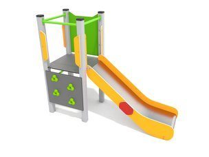 Turnuleț cu tobogan pentru loc de joacă - BGL-00101