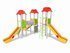 Set cu trei turnuri cu tobogane pentru loc de joacă - BGL-00106 miniatura 1