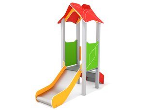 Căsuță cu tobogan pentru loc de joacă - BGL-00113