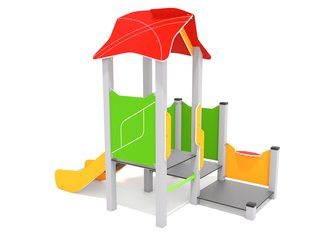 Căsuță cu tobogan pentru loc de joacă - BGL-00114 imagine principala