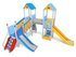 Set cu trei turnuri cu podeț pentru loc de joacă - BGL-1108 miniatura 1