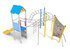Set turnuri cu panou de cățărare pentru loc de joacă - BGL-1113 miniatura 4