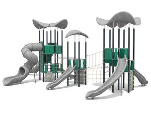 Set cu trei turnuri din materiale reciclate pentru loc de joacă - BGL-1212 RECYCLED