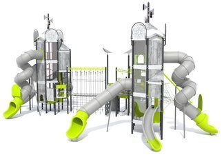 Set mare de turnuri cu tobogane - BGL-1404-6-17XII21-1A imagine principala