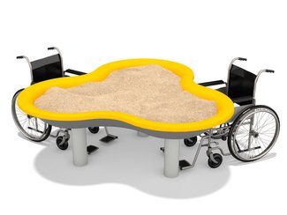 Groapă de nisip pentru scaune cu rotile pentru loc de joacă - BGL-2027 imagine principala