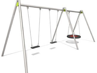Leagăn triplu pentru loc de joacă - BGL-3021 imagine principala