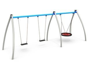 Leagăn triplu pentru loc de joacă - BGL-3026