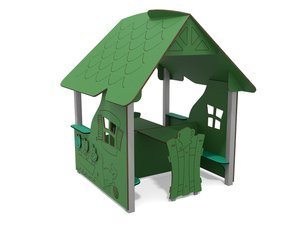 Căsuță din materiale reciclate pentru loc de joacă - BGL-4085 RECYCLED