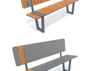 Bancă cu spătar pentru loc de joacă și parc - BGL-6026 imagine principala