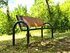 Bancă cu spătar pentru loc de joacă și parc - BGL-6028 miniatura 3