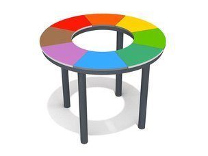 Măsuță rotundă pentru loc de joacă și parc - BGL-6035