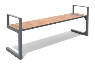 Bancă cu cotiere pentru loc de joacă - BGL-6042