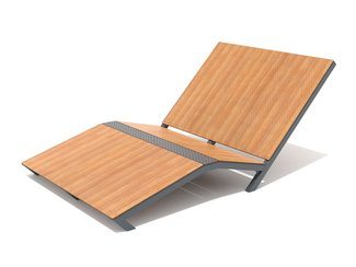 Șezlong urban dublu - BGL-6044 imagine principala