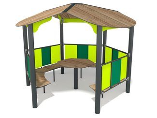 Foișor umbrar pentru loc de joacă în parc - BGL-6080 imagine principala