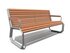 Bancă cu spătar - BGL-6092 miniatura 1
