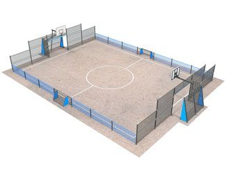 Teren de fotbal și baschet pentru loc de joacă - BGL-6402 imagine principala