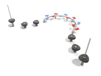 Cursă cu obstacole pentru loc de joacă - BGL-7029 imagine principala