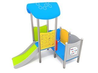 Căsuță cu tobogan pentru loc de joacă - BGL-7119 imagine principala