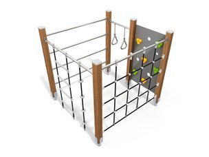 Structură de cățărare tip junglă pentru loc de joacă - BGL-8002