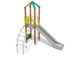 Turn cu tobogan pentru loc de joacă - BGL-8014