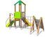 Căsuță cu tobogan și panou de cățărare pentru loc de joacă - BGL-8065 miniatura 5
