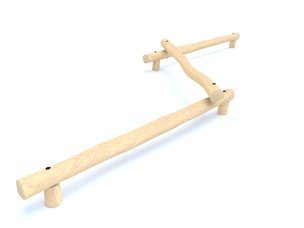 Bârnă de echilibru triplă pentru loc de joacă - BGL-8110