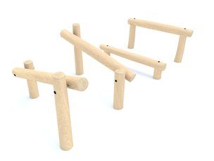 Cursă cu obstacole - gărdulețe pentru loc de joacă - BGL-8111