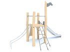 Tobogan din salcâm pentru loc de joacă - BGL-8126 imagine 7
