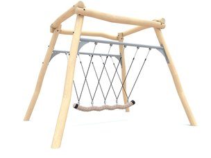 Leagăn tip coadă împletită din salcâm pentru loc de joacă - BGL-8137