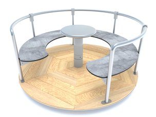 Carusel metalic Robinia pentru loc de joacă - BGL-8143