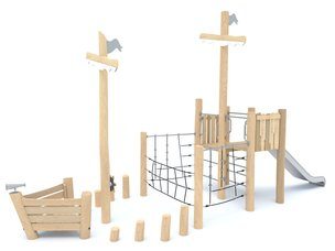 Vapor din salcâm pentru loc de joacă - BGL-8164