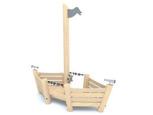 Vapor mic din salcâm pentru loc de joacă - BGL-8165