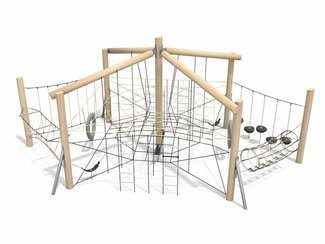 Structură de frânghii din salcâm pentru loc de joacă - BGL-81_7_30XI20_1A imagine principala