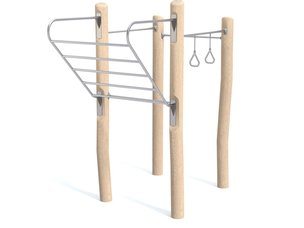 Set de tracțiuni cu scară Street Workout - BGL-8212