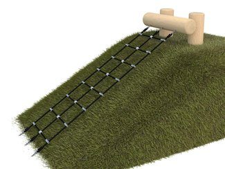 Structură de frânghii din salcâm pentru pantă - BGL-8409 imagine principala