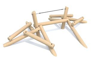 Cursă cu obstacole din salcâm pentru loc de joacă - BGL-8413