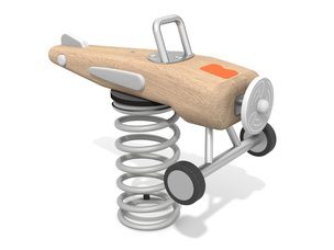 Balansoar avion din salcâm pentru loc de joacă - BGL-8436