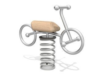 Balansoar motocicletă din salcâm pentru loc de joacă - BGL-8437 imagine principala