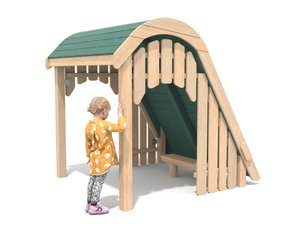Căsuță deschisă din salcâm pentru loc de joacă - BGL-8450