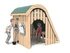 Grajd - căsuță pentru loc de joacă din salcâm - BGL-8453 miniatura 1