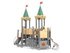 Castel cu două turnuri pentru loc de joacă cu tobogan - BGL-8608 miniatura 3