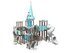 Castel pentru loc de joacă cu tobogane și structură de frânghii - BGL-8619-4-11II25-1A miniatura 1