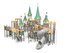 Castel pentru loc de joacă cu tobogane și structură de frânghii - BGL-8619-4-11II25-1B miniatura 1