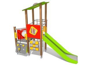 Turn cu tobogan pentru loc de joacă - BGL-8902