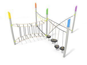Structură de frânghii pentru loc de joacă - BGL-9070
