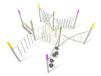 Structură mare de frânghii pentru loc de joacă - BGL-9080 imagine principala