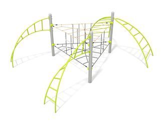 Structură de frânghii piramidă de cățărare pentru loc de joacă - BGL-9125 imagine principala