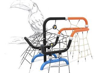 Structură de frânghii Tucan pentru loc de joacă - BGL-9307 imagine principala