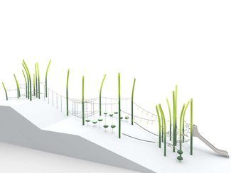 Cursă cu obstacole pe pantă pentru loc de joacă - BGL-94-7-9XI23-1A imagine principala