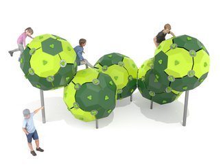 Set de cinci sfere de cățărare pentru loc de joacă închis - BGL-9505 imagine principala